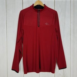Greg Norman Red Golf Pull Over Top